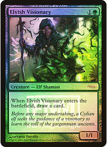 Elvish Visionary (FNM Foil) - Promotional (inglés)