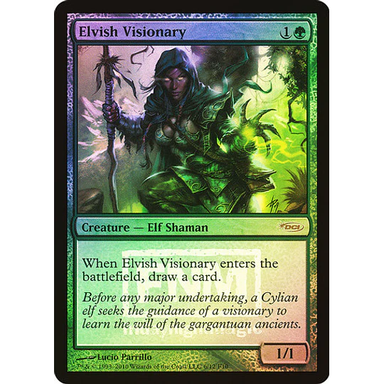Elvish Visionary (FNM Foil) - Promotional (inglés)