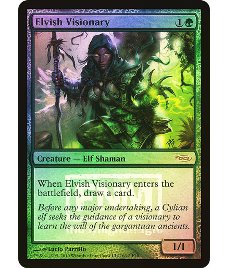 Elvish Visionary (FNM Foil) - Promotional (inglés)