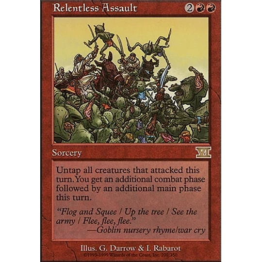 Relentless Assault - 6th Edition (inglés)