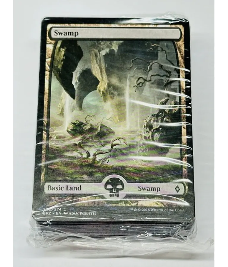Battle for Zendikar Fat Pack Land Pack Full Art - SEALED