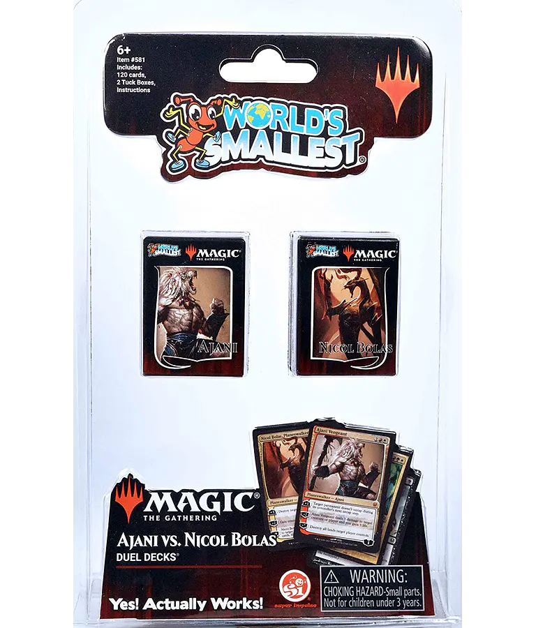 World's Smallest MTG Duel Deck Ajani vs. Nicol Bolas