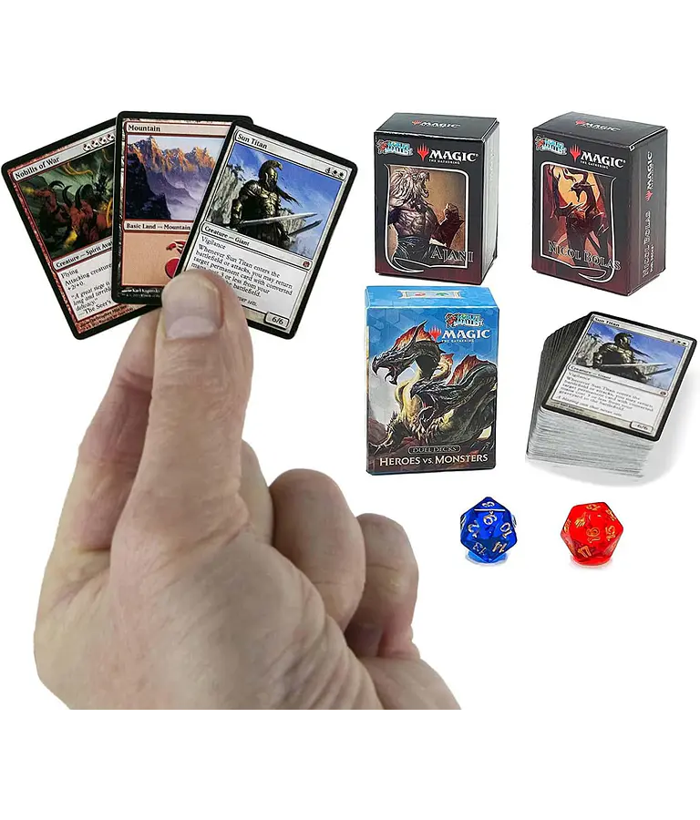 World's Smallest MTG Duel Deck Ajani vs. Nicol Bolas
