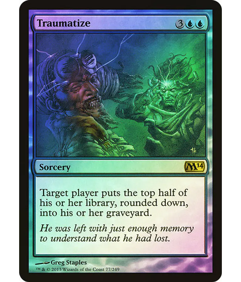 Traumatize - 2014 Core Set Foil (español)