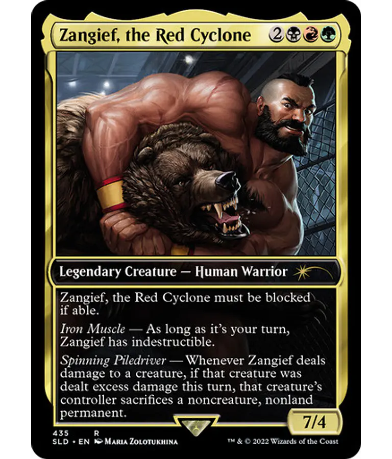 Zangief, the Red Cyclone (435 - Non-Foil) - Secret Lair (inglés)