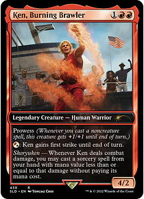 Ken, Burning Brawler (430 - Non-Foil) - Secret Lair (inglés)