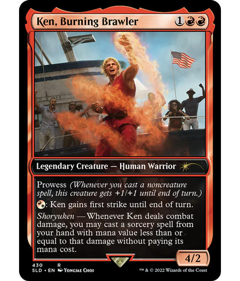 Ken, Burning Brawler (430 - Non-Foil) - Secret Lair (inglés)