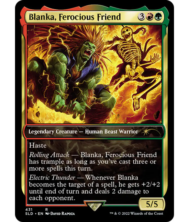 Blanka, Ferocious Friend (431 - Non-Foil) - Secret Lair (inglés)