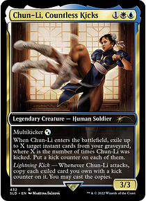 Chun-Li, Countless Kicks (432 - Non-Foil) - Secret Lair (inglés)