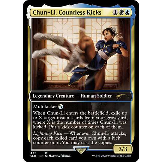 Chun-Li, Countless Kicks (432 - Non-Foil) - Secret Lair (inglés)