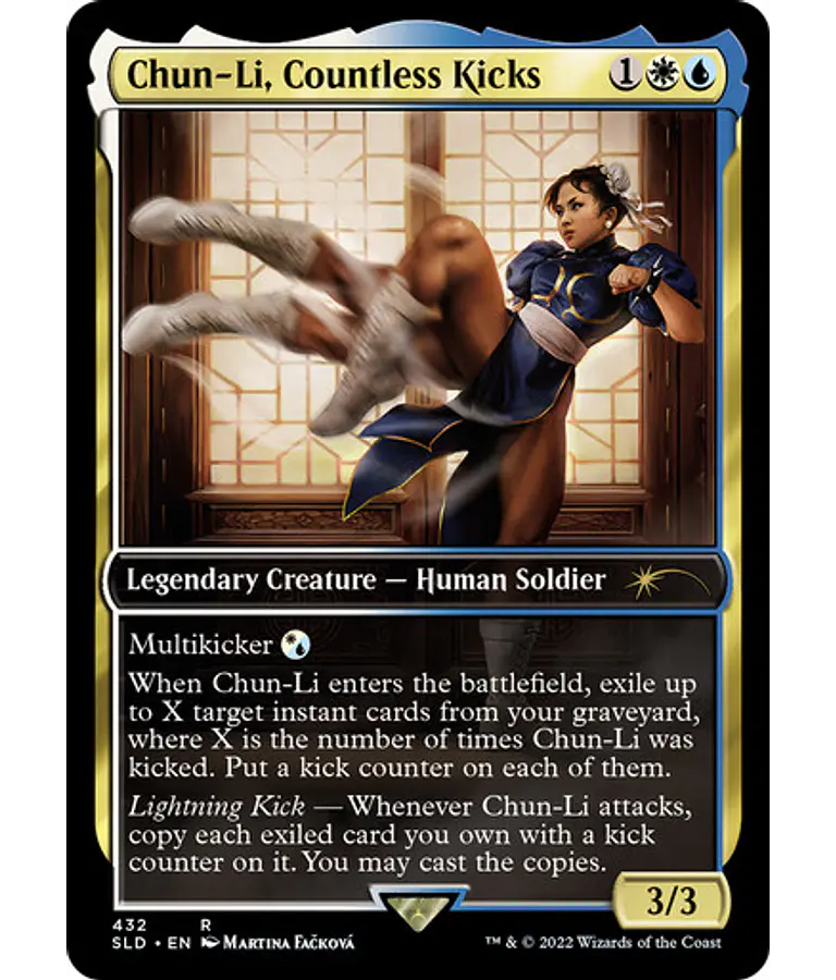 Chun-Li, Countless Kicks (432 - Non-Foil) - Secret Lair (inglés)