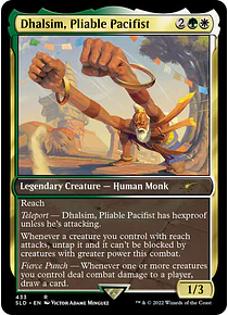 Dhalsim, Pliable Pacifist (433 - Non-Foil) - Secret Lair (español)