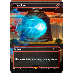 Lightning Bolt (675 - Hadoken - Non-Foil) - Secret Lair (inglés)