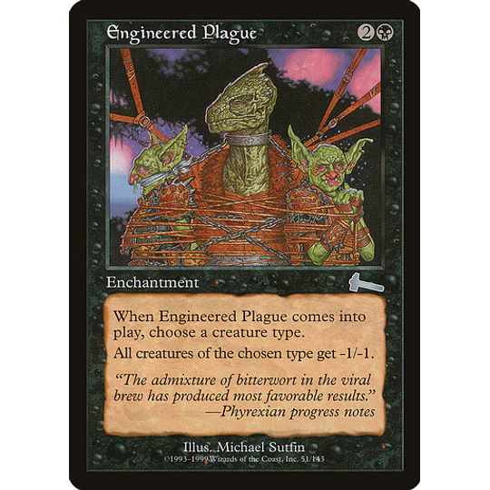 Engineered Plague - Urza's Legacy (español)