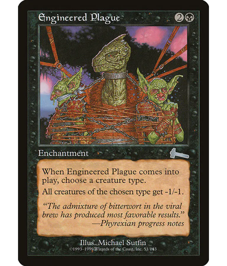 Engineered Plague - Urza's Legacy (español)