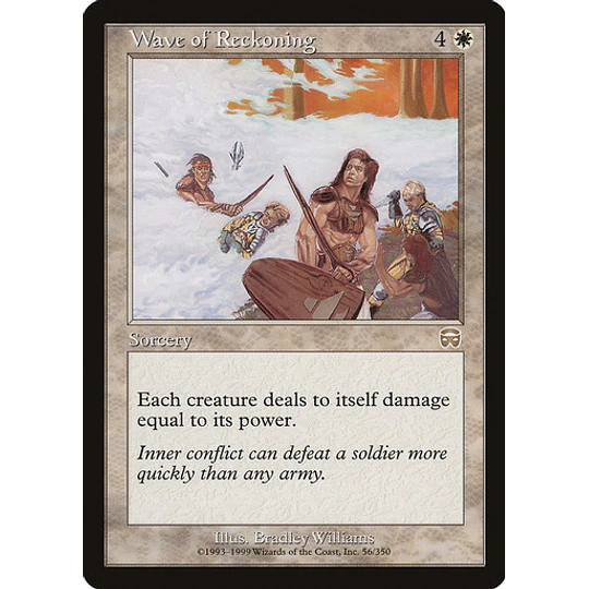 Wave of Reckoning - Mercadian Masques (español)