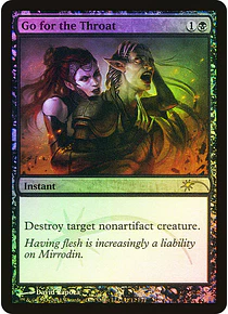 Go for the Throat (FNM Foil) - Promotional (español)