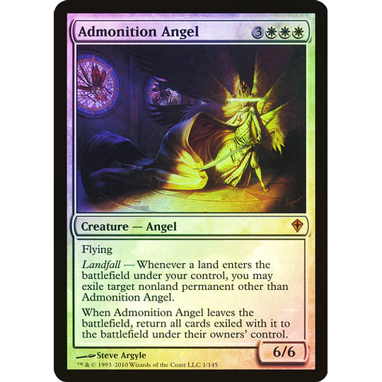 Admonition Angel - Worldwake Foil (español)