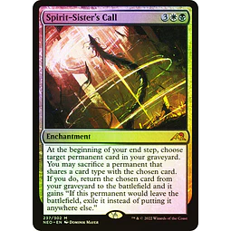 Spirit-Sister's Call - Kamigawa: Neon Dynasty Foil (inglés)