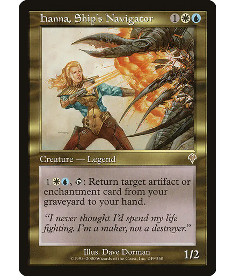 Hanna, Ship's Navigator - Commander / EDH
