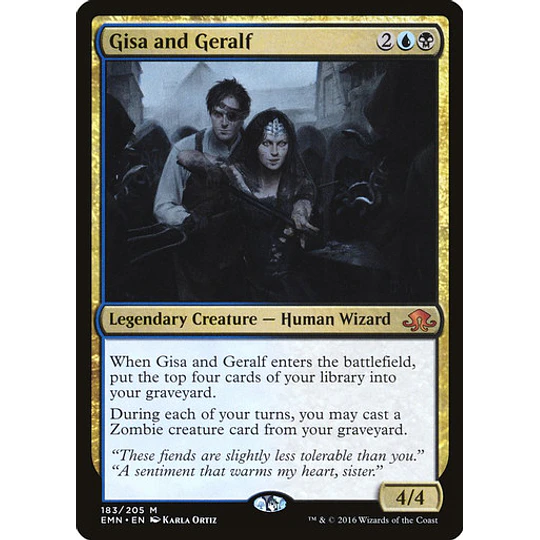 Gisa and Geralf - Commander / EDH