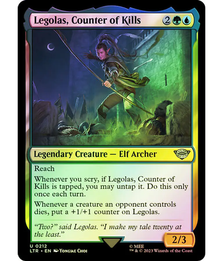 Legolas, Counter of Kills - Commander / EDH