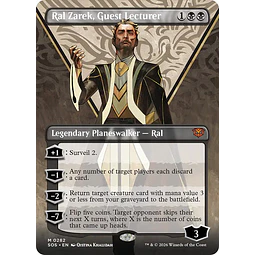 Ral Zarek, Guest Lecturer (0282 - Borderless) - Secrets of Strixhaven Variants (inglés)