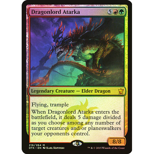 Dragonlord Atarka - Dragons of Tarkir Foil (español)