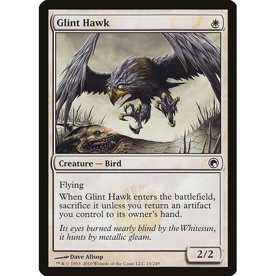 Glint Hawk - Scars of Mirrodin (español)