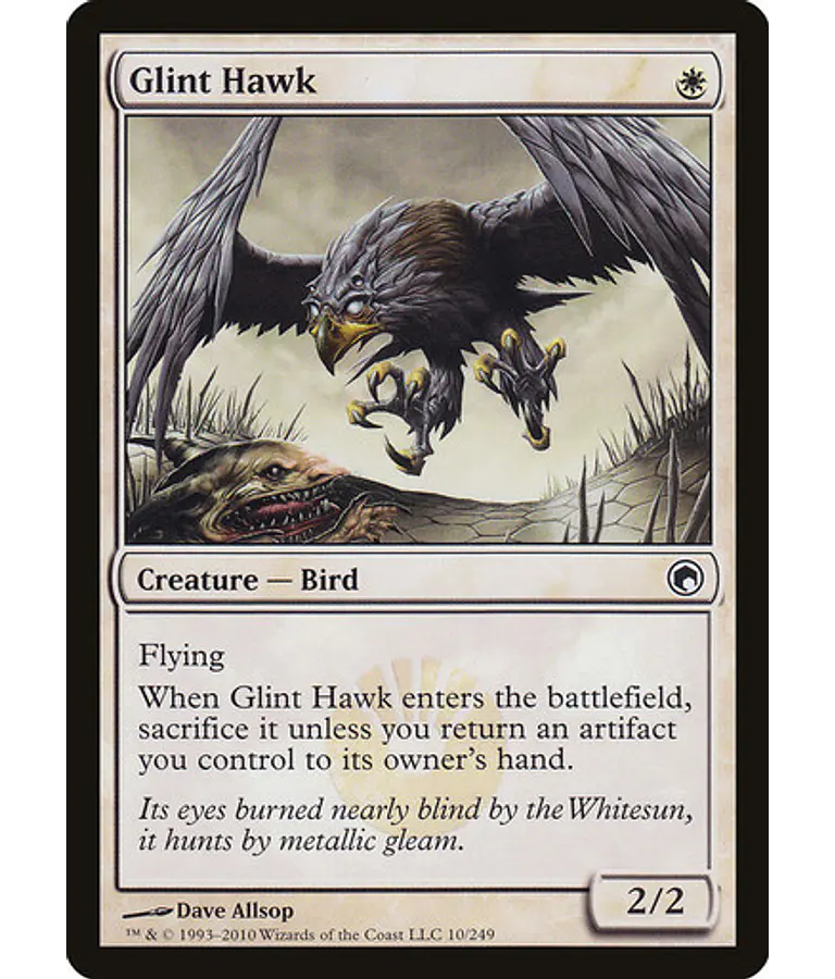 Glint Hawk - Scars of Mirrodin (español)
