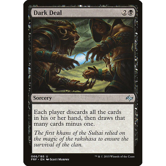 Dark Deal - Fate Reforged (inglés)