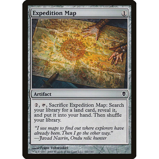 Expedition Map - Zendikar (inglés)