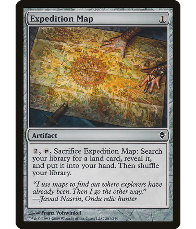 Expedition Map - Zendikar (inglés)