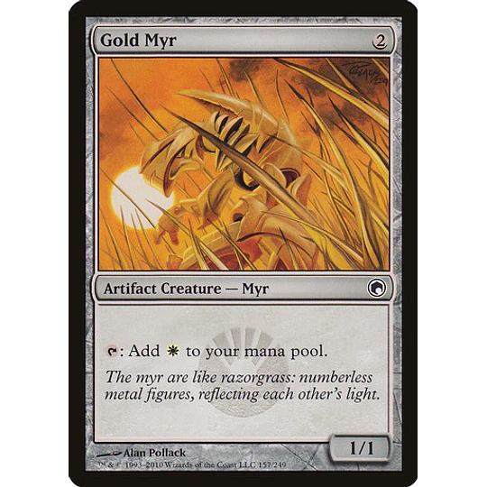 Gold Myr - Scars of Mirrodin (español)