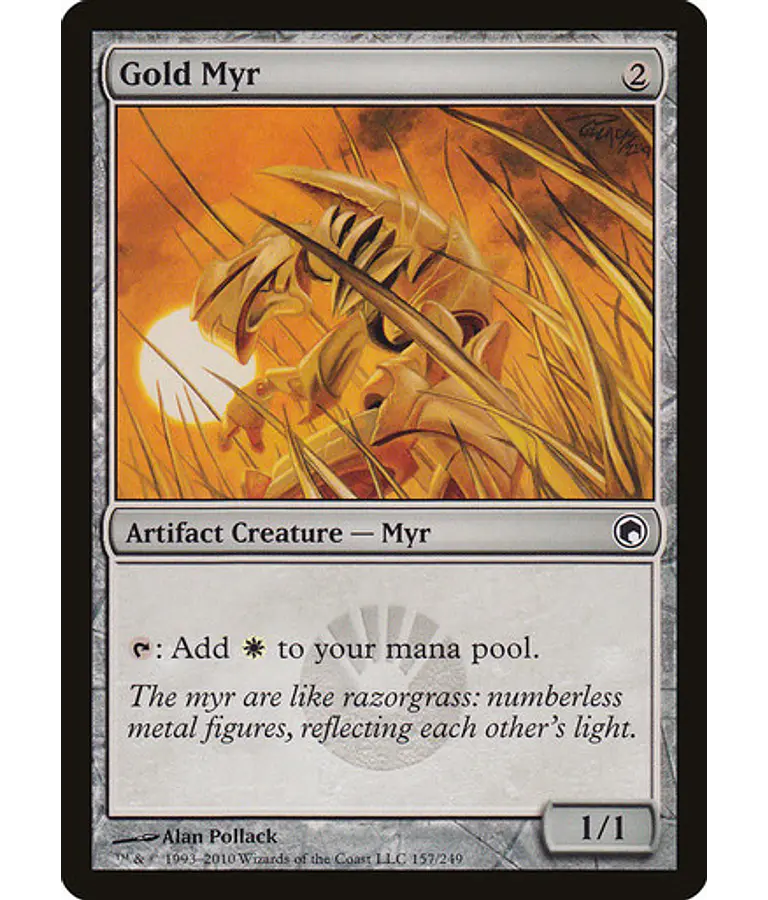 Gold Myr - Scars of Mirrodin (español)