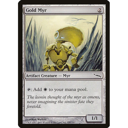 Gold Myr - Mirrodin (español)
