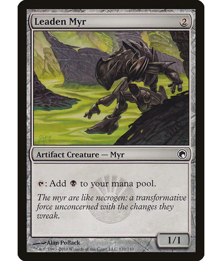Leaden Myr - Scars of Mirrodin (español)