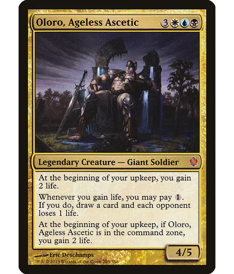 Oloro, Ageless Ascetic - Commander 2013 (inglés)