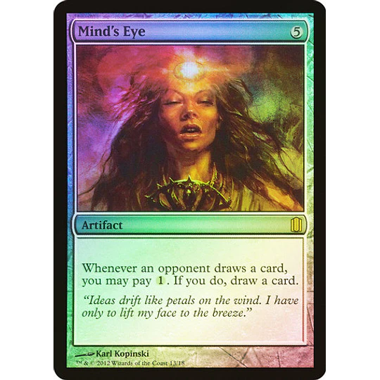 Mind's Eye (Foil) - Commander's Arsenal (inglés)
