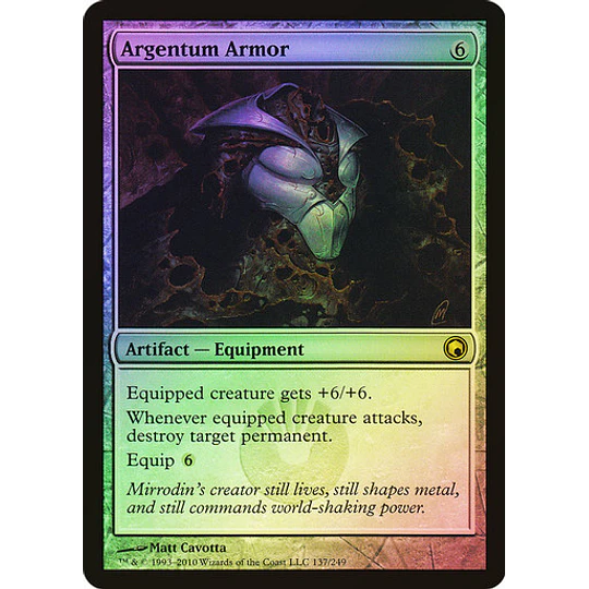 Argentum Armor - Scars of Mirrodin Foil (inglés)