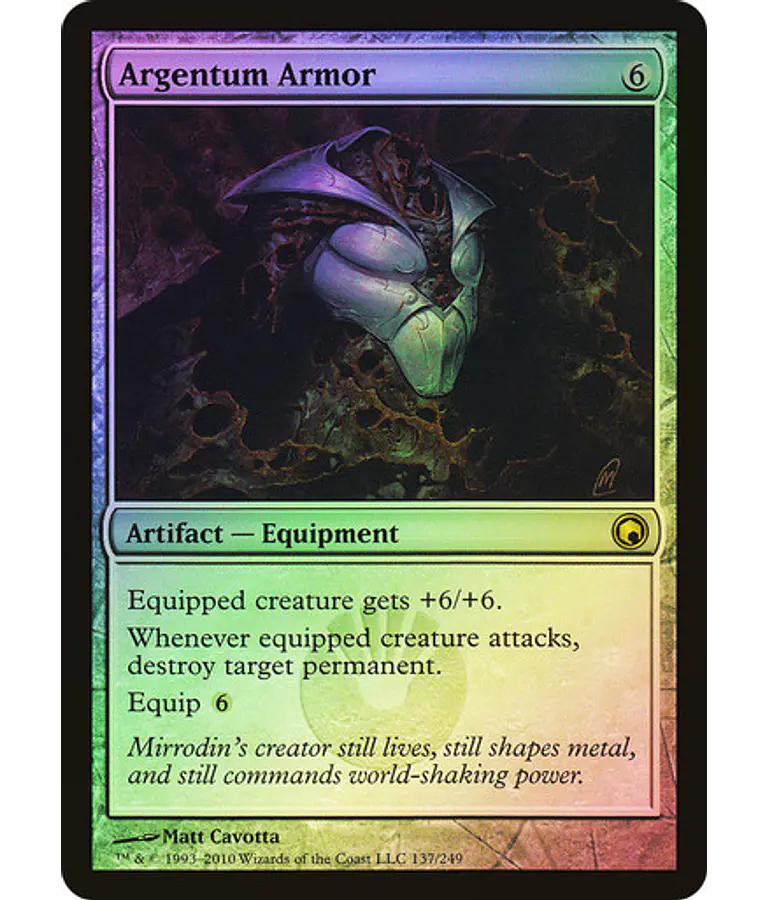 Argentum Armor - Scars of Mirrodin Foil (inglés)