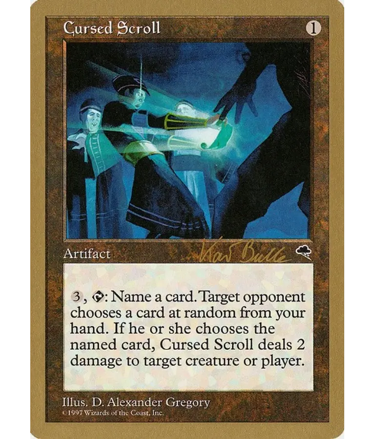 Cursed Scroll (Tokyo 1999 (Kai Budde) - World Championships (inglés)