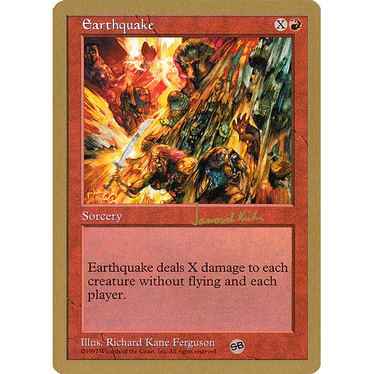 Earthquake (Tokyo 1999 (Kai Budde - Sideboard) - World Championships (inglés)