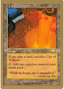 City of Traitors (Tokyo 1999 (Kai Budde) - World Championships (inglés)