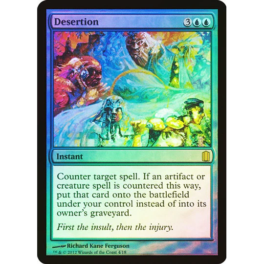 Desertion (Foil) - Commander's Arsenal (inglés)