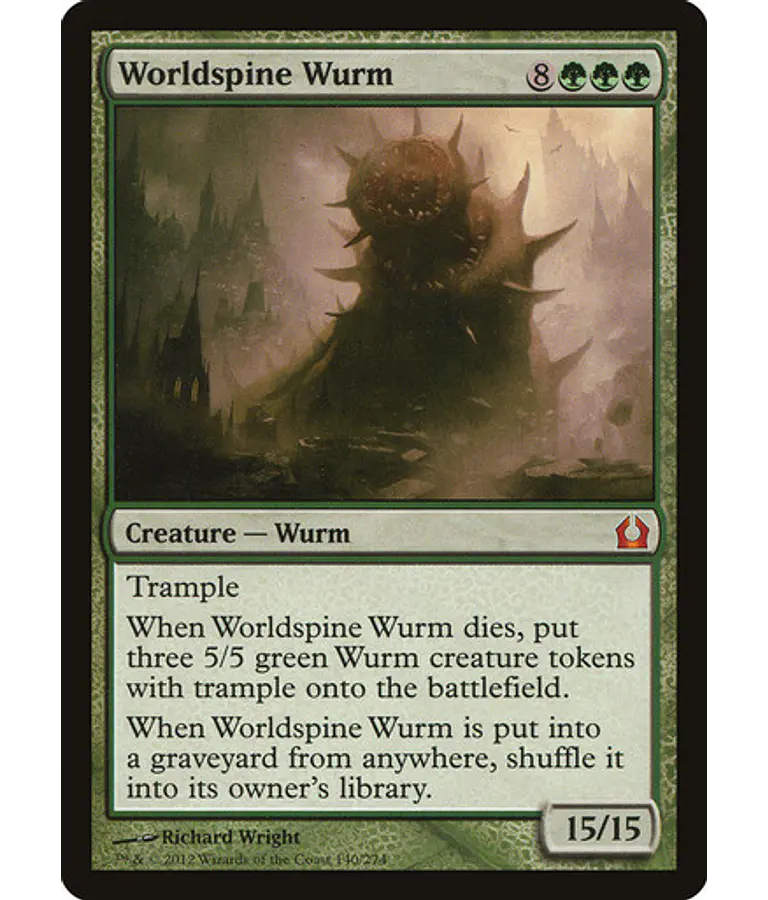 Worldspine Wurm - Return to Ravnica (español)