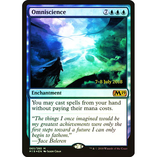 Omniscience (Prerelease Foil - M19) - Promotional (español)