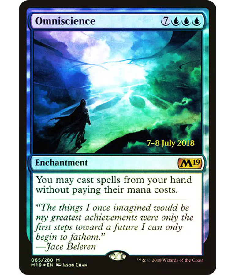 Omniscience (Prerelease Foil - M19) - Promotional (español)