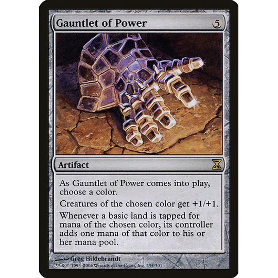 Gauntlet of Power - Time Spiral (español)
