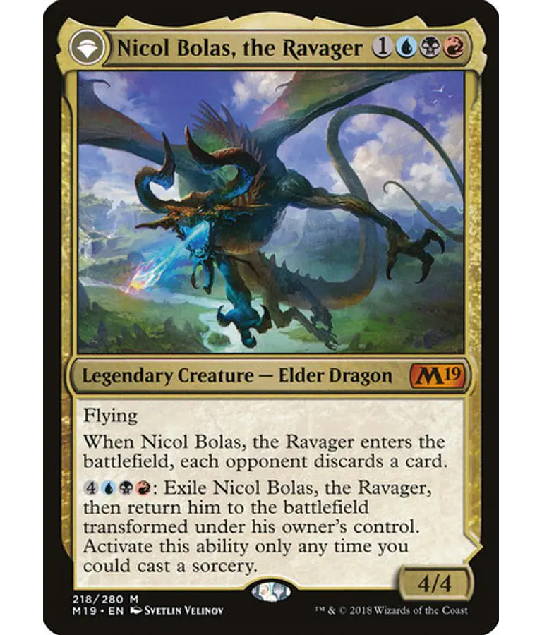 Nicol Bolas, the Ravager - Core Set 2019 (español)